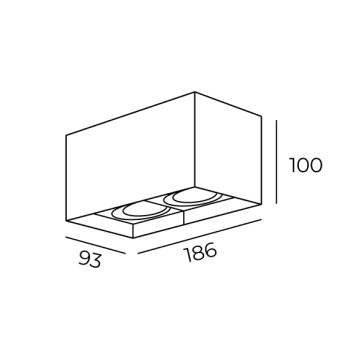 Светильник точечный Denkirs DK3035-BK-6