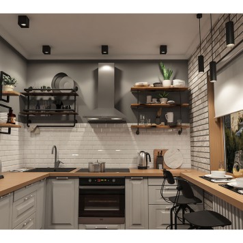 Светильник точечный Denkirs DK3080-BK+CH-1