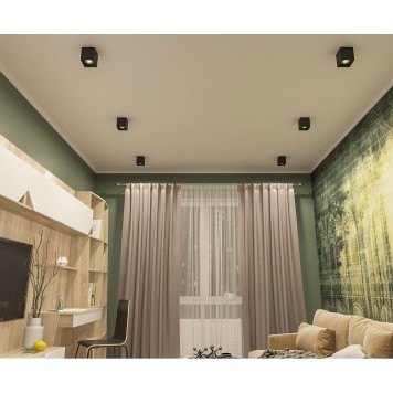 Светильник точечный Denkirs DK3080-BK+GR-1