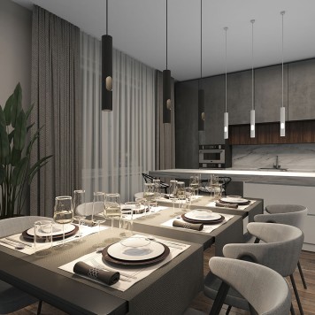 Люстра Denkirs Glingor DK4045-BK-4