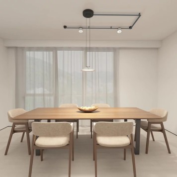 Трековый светильник Denkirs Belty Spot DK5540-WH+BK-3