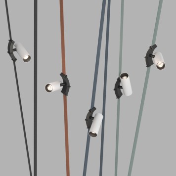 Трековый светильник Denkirs Belty Spot DK5546-BW+BK-1