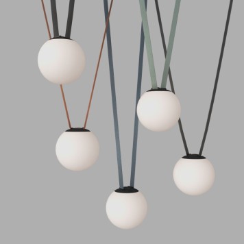 Трековый светильник Denkirs Belty Orb DK5552-BK-4