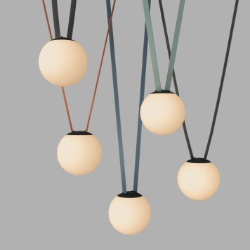 Трековый светильник Denkirs Belty Orb DK5553-BK-6