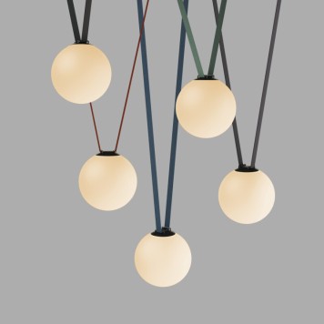 Трековый светильник Denkirs Belty Orb DK5555-BK-3