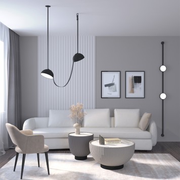 Трековый светильник Denkirs Belty Flow DK5560-BK-1