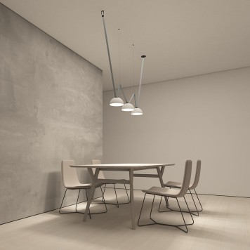 Трековый светильник Denkirs Belty Flow DK5560-WH+BK-2