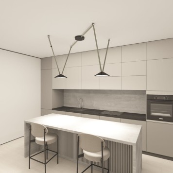 Трековый светильник Denkirs Belty Flow DK5564-BK-5