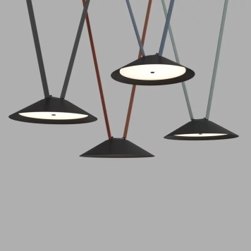 Трековый светильник Denkirs Belty Flow DK5564-BK-6