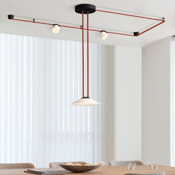 Трековый светильник Denkirs Belty Flow DK5564-WH+BK-2