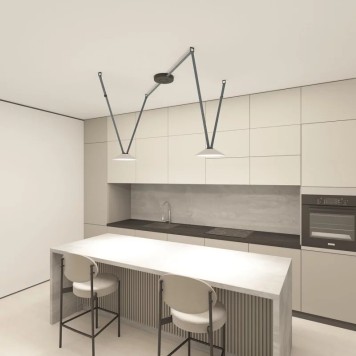 Трековый светильник Denkirs Belty Flow DK5564-WH+BK-6