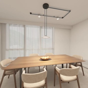 Трековый светильник Denkirs Belty Flow DK5564-WH+BK-10