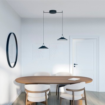 Трековый светильник Denkirs Belty Flow DK5565-BK-2