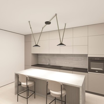 Трековый светильник Denkirs Belty Flow DK5565-BK-4