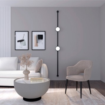 Трековый светильник Denkirs Belty Flow DK5567-BK-1