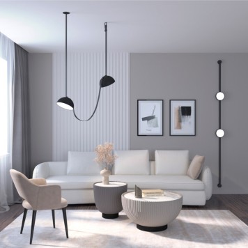 Трековый светильник Denkirs Belty Flow DK5567-BK-3