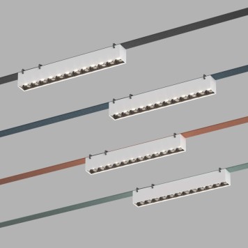 Трековый светильник Denkirs Belty Grill DK5570-WB-2