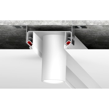 Закладной профиль для натяжного потолка Denkirs Flod DK5850-WH-2