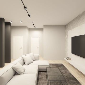 Трековый светильник Denkirs Smart Linear DK8027-BK-1