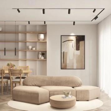 Трековый светильник Denkirs Simple Spot DK8210-BK-1