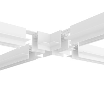 Соединитель X-образный Denkirs Smart TR2114-WH-1