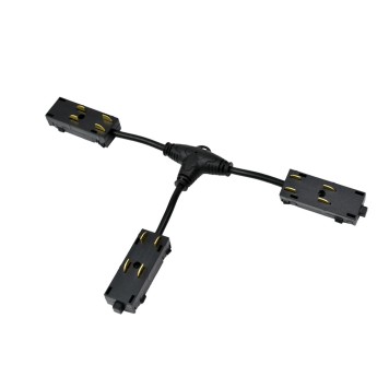 T-образный коннектор питания Denkirs Smart TR2115-BK