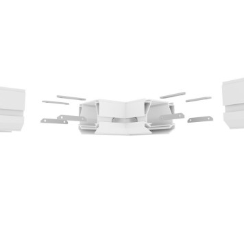 Соединитель угловой Denkirs Smart TR3046-AL-1