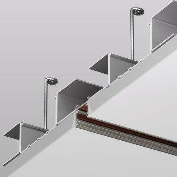 Шинопровод под ГКЛ 12.5мм Denkirs Shine Hide 48V 2m TR5702-DN-2