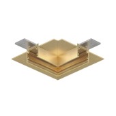 Соединитель L-образный под ГКЛ 12.5мм Denkirs Shine Hide TR5705-SB