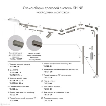 Заглушка Denkirs Shine Base TR5735H-DN-3