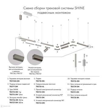 Заглушка Denkirs Shine Base TR5735H-DN-4