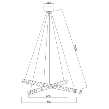 Люстра Divinare Galassia 1030/02 SP-144-5