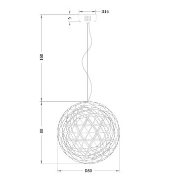 Люстра Divinare Galassia 1030/02 SP-162-2