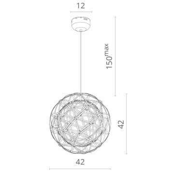 Люстра Divinare Galassia 1030/02 SP-42-8