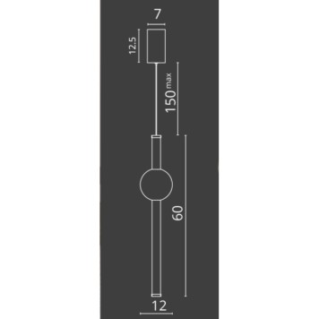 Люстра Divinare Cliff 1125/01 SP-10-5