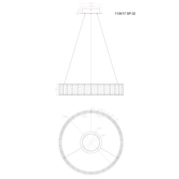 Люстра Divinare Teresa 1134/17 SP-32-1