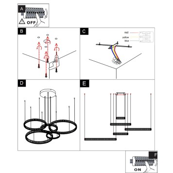 Люстра Divinare Renata 1135/17 SP-195-6