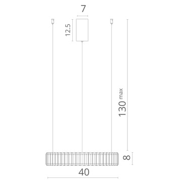 Люстра Divinare Renata 1135/17 SP-25-1