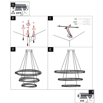 Люстра Divinare Millie 1136/17 SP-140-5