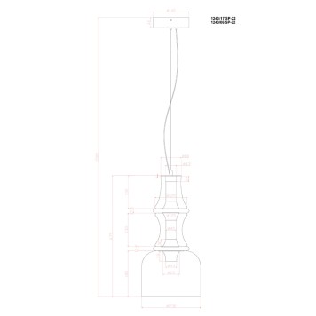 Люстра Divinare Volturn 1243/17 SP-22-1