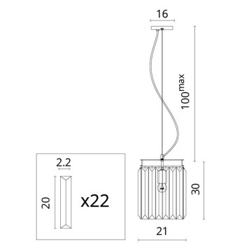 Люстра Divinare Nova Grigio 3002/05 SP-1-8