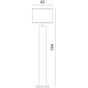 Торшер Divinare Selva 3200/09 PN-1-8