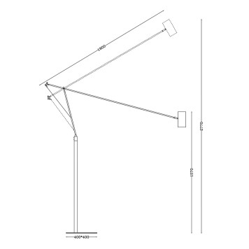 Торшер Divinare Gaudi 3233/49 PN-1-1