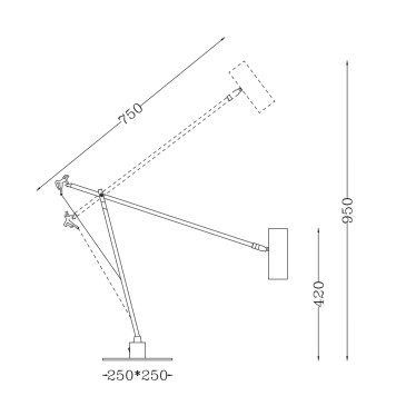 Лампа настольная Divinare Gaudi 3233/49 TL-1-1
