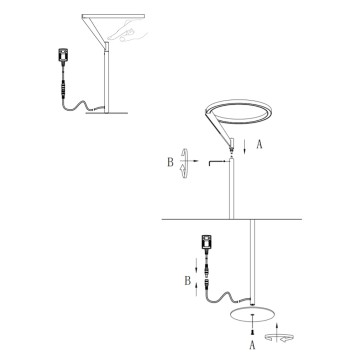 Лампа настольная Divinare Sole 3234/06 TL-1-2