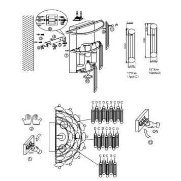 Бра Divinare Rosie 3511/17 AP-3-2