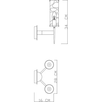 Бра Divinare Sham 4505/17 AP-2-3