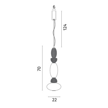 Люстра Divinare Ambra 5016/17 SP-20-1