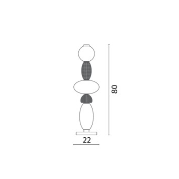 Лампа настольная Divinare Ambra 5016/17 TL-24-3