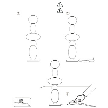 Лампа настольная Divinare Ambra 5016/17 TL-24-4